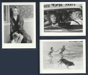 スチール写真■1972年【パリは気まぐれ】[ A ランク ] 3枚セット/ギイ・カザリル ブリジット・バルドー アニー・ジラルド ジェス・ハーン
