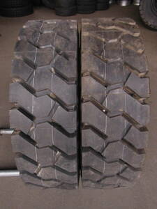 T1741 未使用品 2本SET価格 10.00R20 フォークリフト 他 MICHELIN XZM STABILX 166A5 TT/TL LUG 産業用 港湾用 1000R20 1000-20