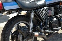 【574】 06272302■ 汎用 345mm 細巻き 当時仕様 リアサスペンション フルメッキ Z2 Z400FX ZRX400 ゼファー400 mk2 リアサス 旧車(0)_画像7