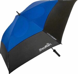 ［最安値］シェッドレイン　ボルテックス　ワンプッシュゴルフ傘 UVカット 折り畳み傘　青