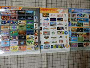  Fami expert PS memory card seal together 3 seat Street Fighter EX3 etc. 