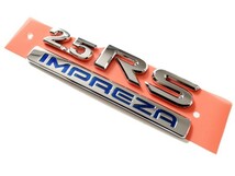 USスバル 純正品 SUBARU インプレッサ ”2.5RS IMPREZA” リアエンブレム_画像2