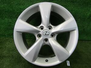 レクサス RX アルミホイール 1本 タイヤ無 18X7.5J PCD114.3 +35.5 5穴 42611-48640 送料【S1】