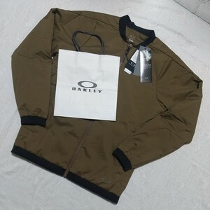 [ anonymity distribution free postage ] new goods Oacley OAKLEY regular price 19800 jpy superior water-repellent . light S size brown group jumper jumper jacket Golf 