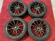 アクア　ヴィッツ　ＷｅｄｓウェッズスポーツSA‐15R　ガンメタブラッククリア　7.0J‐17+43　100　4H65Φ　クムホ　205/45R17　4本セット_画像1