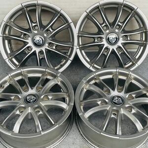 PM PERFORMANCE WHEELS 15インチ×6J＋32 6穴 PCD139.7 社外アルミホイールのみ4本セット。