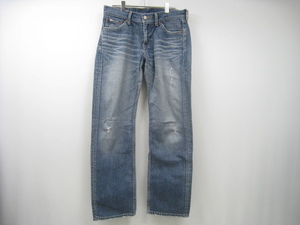 LEVI STRAUSS&CO. WF533-02 0106 リーバイス デニムパンツ ジーンズ ダメージ加工 インディゴブルー 青 サイズ29インチ