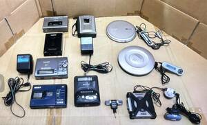 SONY.MZ-R3/MZ-R30/MZ-R2、SONY/MW-607/WM-2/TCM-40、Panasonic/SL-CT820/SJ-SW9MD、KENWOOD/DPC-X347 、MD、カセット、CD、プレーヤーなど