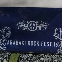 ARABAKI ROCK FEST.16 あらばき　ロックフェスティバル　　あらばき　ロック　フェス　新品未開封　手拭い？　手ぬぐい？　てぬぐい_画像3