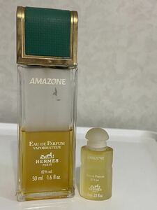 エルメス アマゾン HERMES AMAZONE EAU DE PARFUM ミニ　香水　7ml BOTTLE /スプレー　50ml 2本　セット　まとめ　定形外発送350円