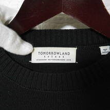 A661 ◇ TOMORROWLAND TRICOT | トゥモローランド　ウール100％トップス　黒　中古　サイズＳ_画像9