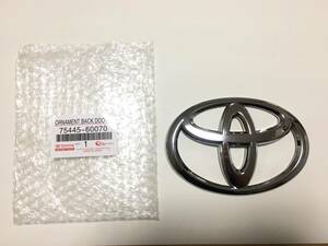 未使用 送料無料 TOYOTA トヨタ純正 エンブレム プレート バックドア 75445-60070　7544560070