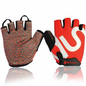 Перчатки Boildeg Glove Gloves Half -Finger New Red M Size