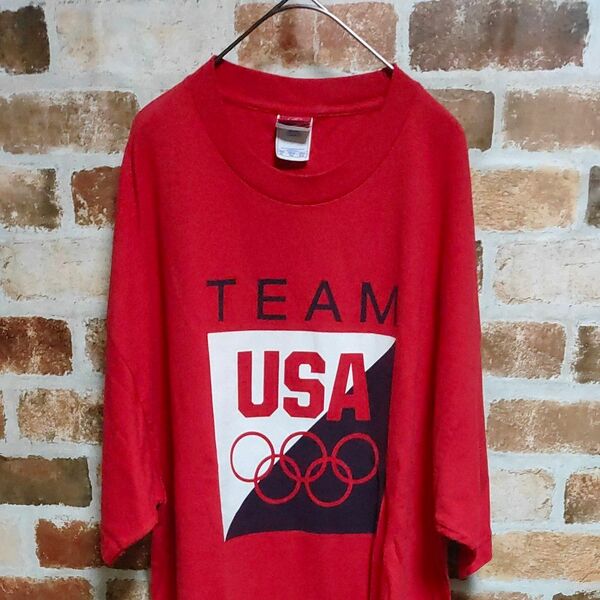 アメリカ古着 TEAM APPAREL チームアパレル Tシャツ 半袖 ゆるだぼ USA サイズXＬ 大きいサイズ