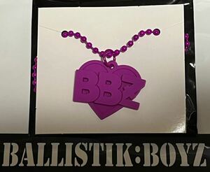 未使用 BALLISTIK BOYZ PASS THE MIC ネックレス 加納嘉将 紫色 ムラサキ BBZ バリ