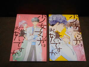 森田 羊★『少女マンガはお嫌いですか?』全２巻《完結》●KC BE・LOVE 　※同梱6冊まで送料185円