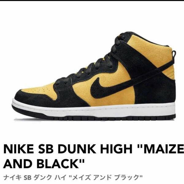 NIKE SB DUNK HIGH PRO バーシティ　メイズ　24cm