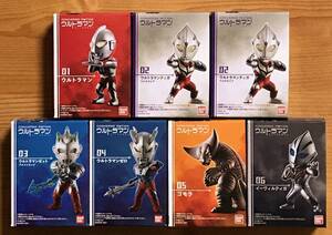 【新品未開封（シークレットのみ外箱開封）】　ウルトラマンコンバージモーション　全7種（ノーマル全6種＋シークレット全1種）