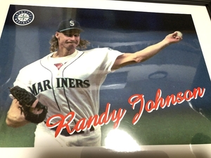 送料込み）シアトル・マリナーズ（Seattle Mariners）「ランディ・ジョンソン（Randy Johnson）」ポスター