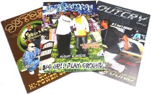 ★ 珍・OUTCRY・W.C.C発行・伝説のG-RAP・ローライダー雑誌・カスタム・ハイドロ・まとめて3冊・貴重・即決！