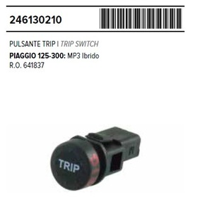 RMS 24613 0210 社外 プッシュスイッチ(TRIP) PIAGGIO 125-300 Mp3