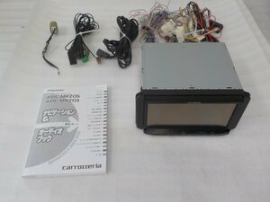 【　カロツェリア　 carrozzeria　 】 楽ナビLite メモリーナビ 　AVIC-MRZ05 ※ ヴィッツ DBA-NSP135 より取り外し