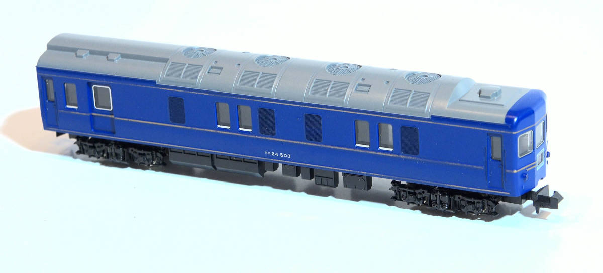 F36U10】TOMIX「カニ24‐500(北斗星)」ケースなし 24系25形ブルー