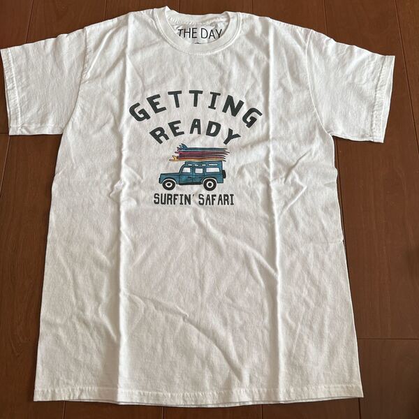 THE DAY ON THE BEACH ザ・デイ・オン・ザ・ビーチ Tシャツ ビームス M ホワイト 新品 beams 半袖Tシャツ
