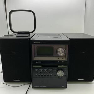 5-6-75■ パナソニック Panasonic 5CDチェンジャー機能搭載オールインワンコンポ SC-PM670SD（SA-PM670SD.SB-PM670）通電確認済 現状品渡