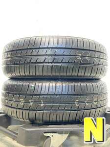 中古タイヤ サマータイヤ 2本セット 155/55R14 グッドイヤー エフィシエント グリップ ECO ハイブリット EG01