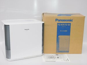 【大容量25畳～42畳/送料無料/a】Panasonic 大型加湿器 FE-KFE15 気化式 ダブルタンク 10年交換不要 箱/説明書付き 中古 使用は少なめ