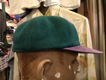 80 90'S WHISTLER BLAKCOMB LEATHER WOOL CAP SIZE FREE エムシー クーズ エクセス レザー ウール キャップ ウィスラー ブラッコム_画像3