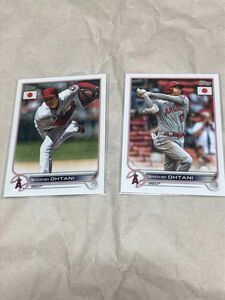 Topps baseball 2022 JAPAN EDITION 大谷翔平 ベースカード 投手打者セット