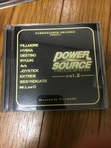 CD+DVD[POWER SOURCE VOL2]DJ FILLMORE.HYENA.DESTINO.Mr.LOW-D.ENMAKU.KOWICHI.JOYSTICKK.EL LATINO＆Ms.OOJA.GIPPER.DS455PMX☆GO