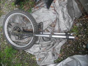  Serow 225 front around front fork front wheel steering stem brake 