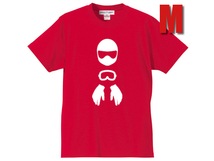 VMX シルエット T-shirt RED M/赤ダートトラックトラッカーオフロードバイクオフロード車オフ車エンデューロトレールビンテージモトクロス_画像1