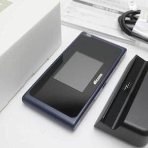 新品同様 HW-01L Wi-Fi STATION ブルー スマホ 本体 白ロム 中古 あすつく 土日祝発送OK