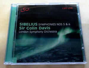 Sibelius : Symphonies Nos. 5&6 : Sir Colin Davis LONDON SYMPHONY ORCHESTRA CD LSO Live ロンドン交響楽団