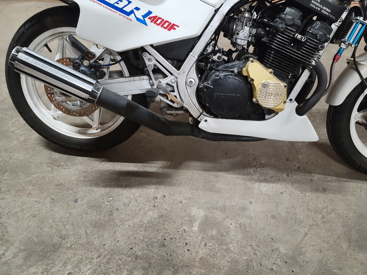 RPM 4in2in1│CBR400F(83-)│マフラー│ステンレスカバー 純正新販売