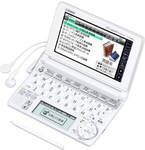 (中古品)CASIO Ex-word 電子辞書 XD-A4800WE ホワイト 高校生学習モデル ツインタッ