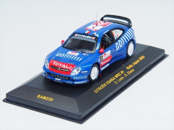 ★新品★絶版★1/43★IXO(イクソ) シトロエン クサラ WRC (No.1/2006ジャパン) 優勝車 セバスチャン・ローブ/ダニエル・エレナ