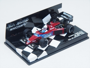 新品★絶版 B.A新品★絶版 ティレル 012 1984 F1 UデトロイトGP 幻の2位 マーティン・ブランドル