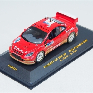 新品★絶版 プジョー 307 WRC 2005 アルゼンチン マルコ・マルティン/マイケル・パーク 「ウェザリング仕様]