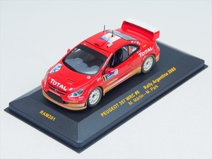 新品★絶版 プジョー 307 WRC 2005 アルゼンチン マルコ・マルティン/マイケル・パーク 「ウェザリング仕様]