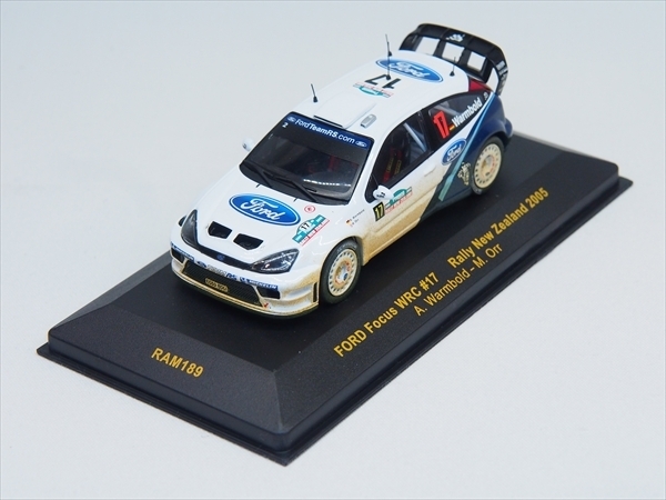 【送料無料】新品★絶版 フォード フォーカス WRC (No.17/2005ニュージーランド) アントニー・ヴァルムボルト (ウェザリング塗装)