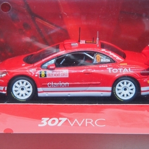 ★ラスト1個★新品★絶版★プジョースポール特注 プジョー 307 WRC 2005 モンテカルロ マルコ・マルティン [ライトポッド/スノータイヤ]
