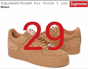 supreme シュプリーム NIKE ナイキ AIR FORCE1 エアフォース1ロー DN1555 200 ウィート 29cm