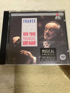 Franck* : New York Philharmonic*, Kurt Masur Symphony In D Minor / Les olides