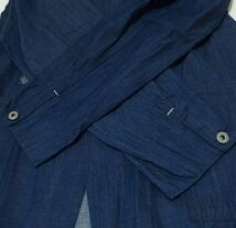 POST O'ALLS OVERALLS ポスト オーバーオールズ SB40-R 5OZ DENIM / INDIGO デニム カバーオール ジャケット M アメリカ製_画像6