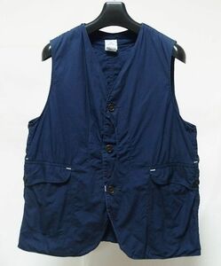 POST O'ALLS OVERALLS ポスト オーバーオールズ ROYAL TRAVELER VEST ロイヤルトラベラー ベスト S 紺 アメリカ製